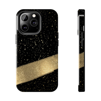 Black Gold Design Tough Phone Cases