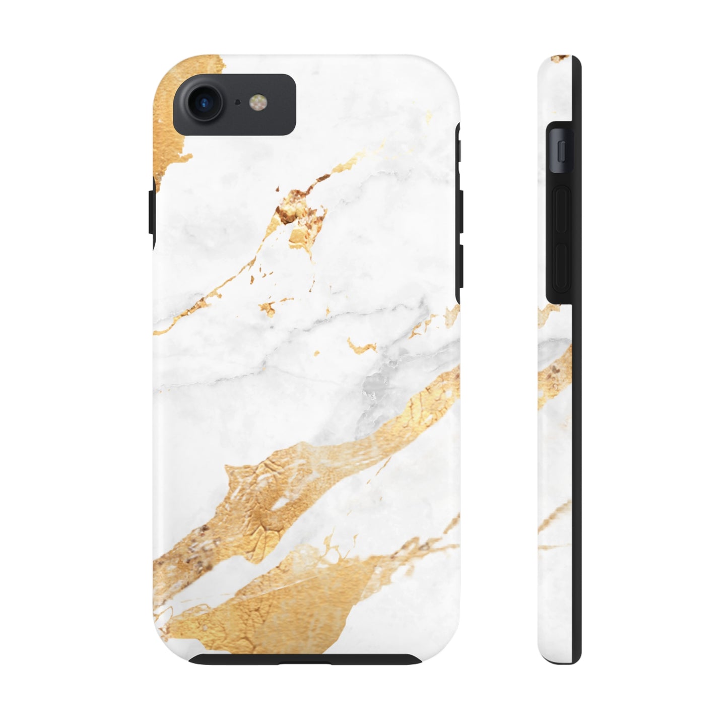Marble Gold Design Tough Phone Cases