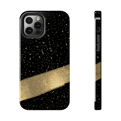 Black Gold Design Tough Phone Cases