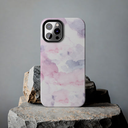 Purple Pink Paint Tough Phone Cases