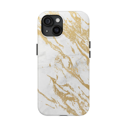 Gold Marble Abstract Tough Phone Cases
